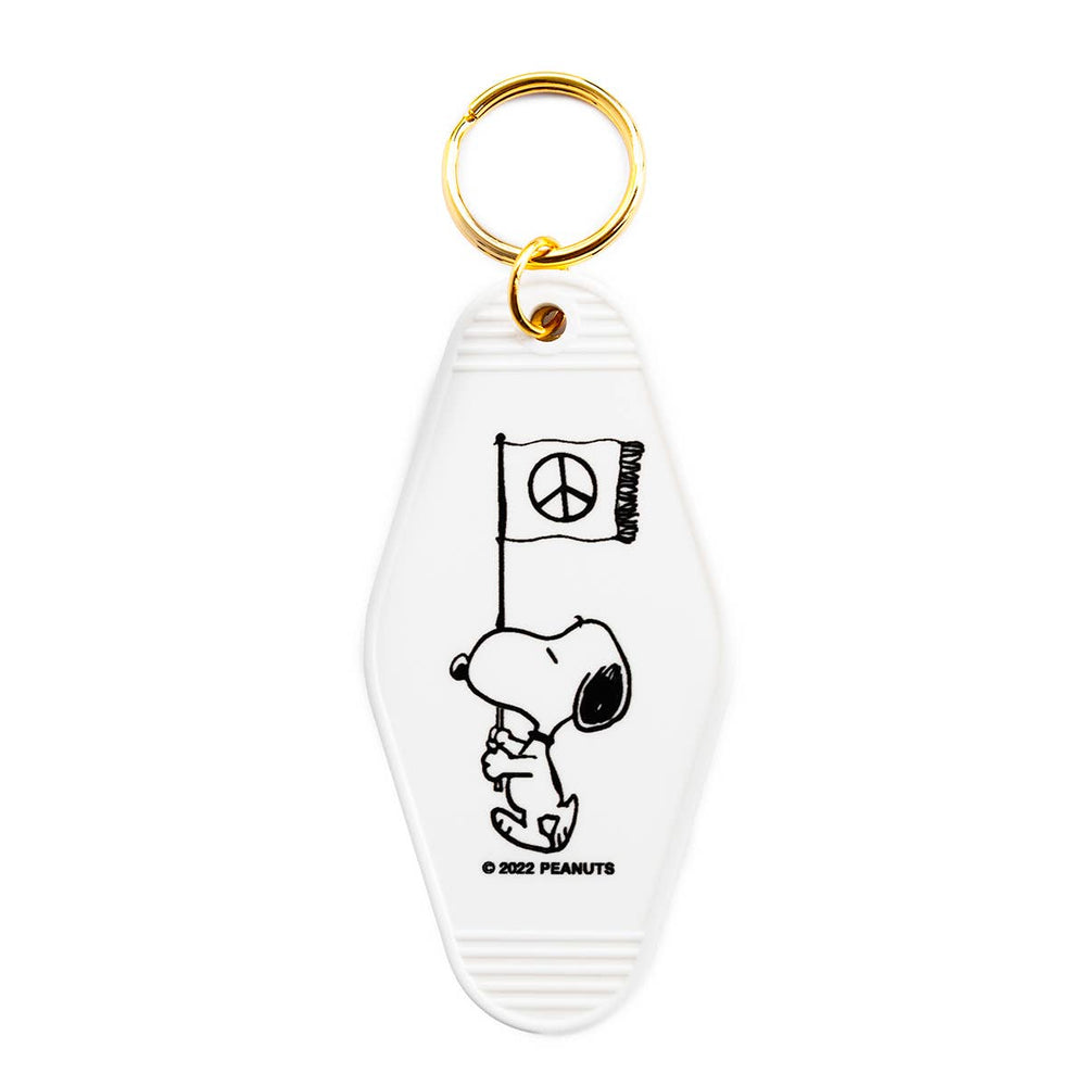 Snoopy Peace Movement Keychain