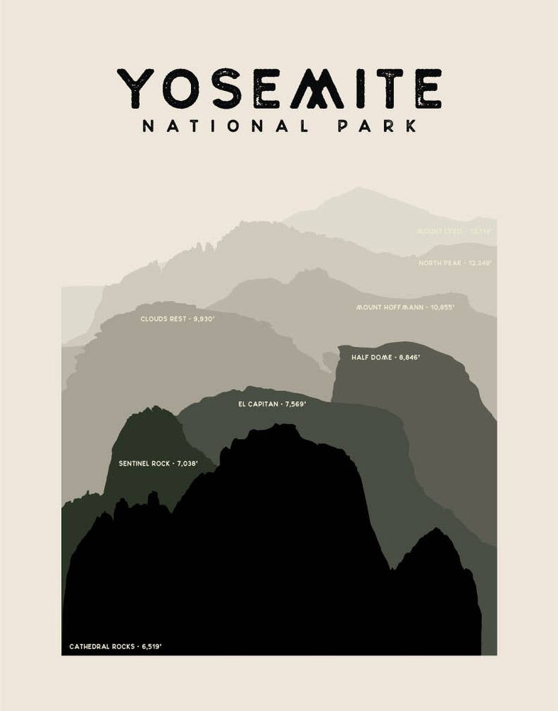 Yosemite National Park Art Print (Small)