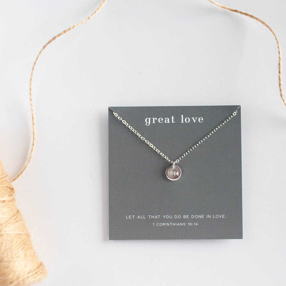 Great Love | 1 Corinthians Necklace - Dear Heart