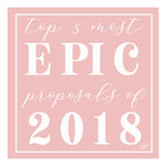Most epic proposals of 2018