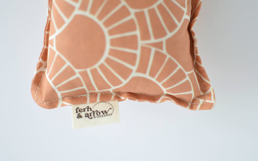
                  
                    Load image into Gallery viewer, Aromatherapy Eye Pillow - Rust Sun
                  
                