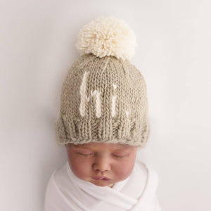 
                  
                    Load image into Gallery viewer, Hand Knit Pebble Hi. Beanie
                  
                