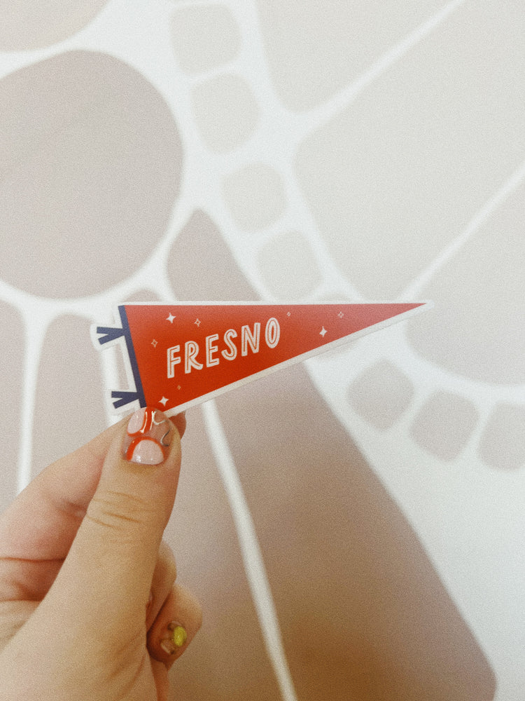 Fresno Pennant Sticker