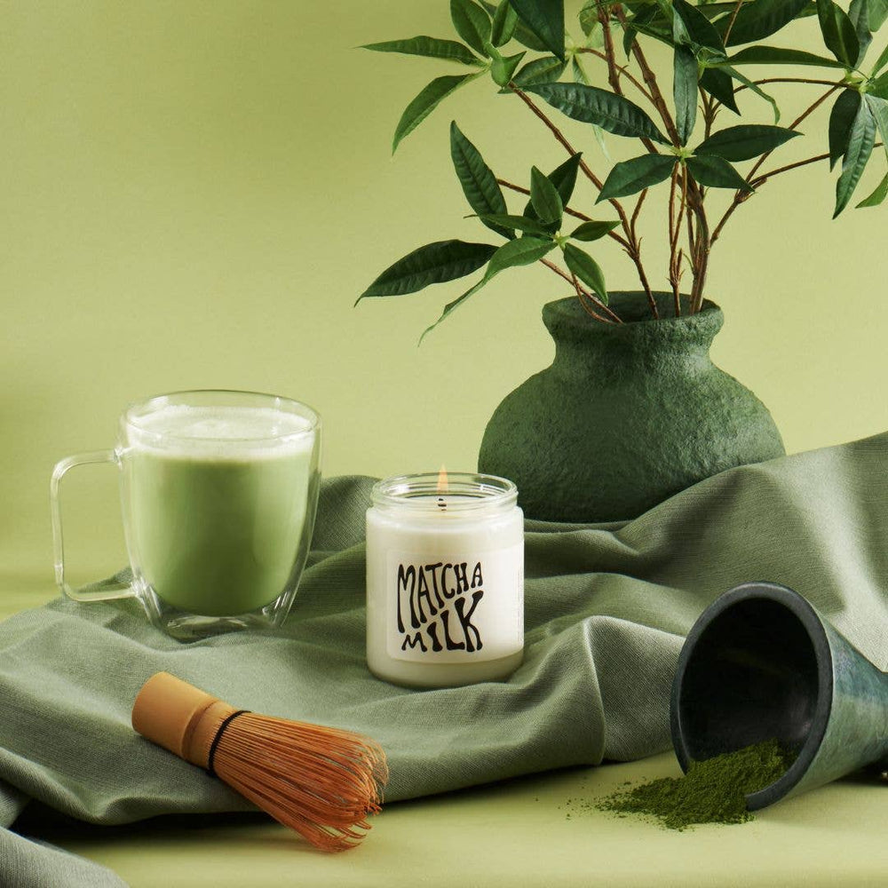 
                  
                    Load image into Gallery viewer, Matcha Milk Soy Candle
                  
                