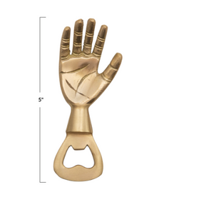 
                  
                    Load image into Gallery viewer, Brass Hand Bottle Opener
                  
                