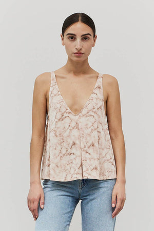 
                  
                    Load image into Gallery viewer, RIB TIE DYE TANK: LARGE / SOFT ROSE
                  
                