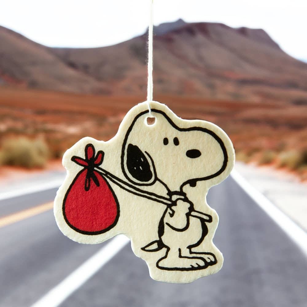 
                  
                    Load image into Gallery viewer, Snoopy Nomad Air Freshener
                  
                