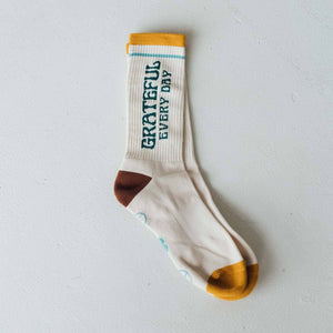 
                  
                    Load image into Gallery viewer, Grateful Every Day Socks
                  
                