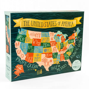 
                  
                    Load image into Gallery viewer, The United States of America - 110 Piece Kids Jigsaw Puzzle
                  
                