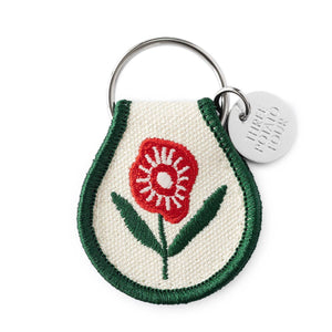
                  
                    Load image into Gallery viewer, Patch Keychain - Poppy Flower
                  
                