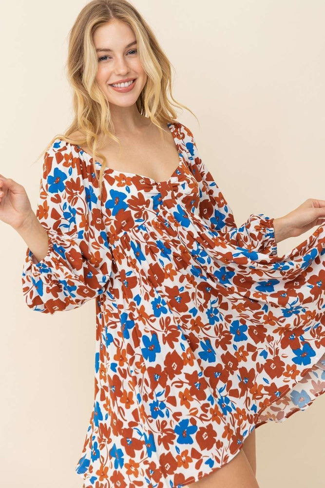 
                  
                    Load image into Gallery viewer, Floral Mini Dress
                  
                