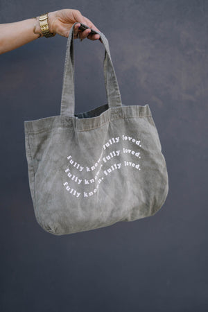 
                  
                    Load image into Gallery viewer, Love thy neighbor natural tie dye tote
                  
                