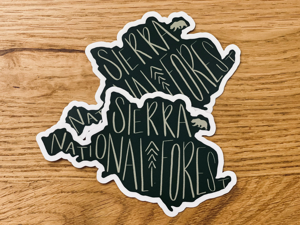 Sierra National Forest Sticker