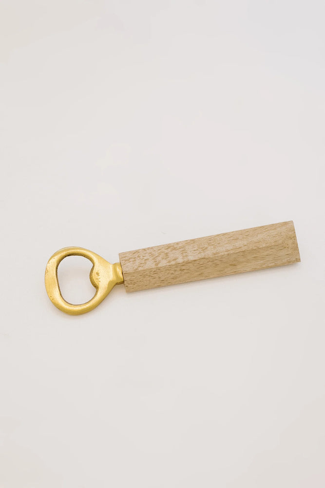 
                  
                    Load image into Gallery viewer, wood and gold bottle opener
                  
                