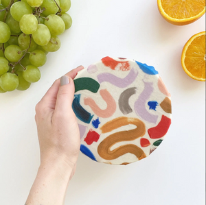 
                  
                    Load image into Gallery viewer, Painted - Reusable Beeswax Food Wrap
                  
                