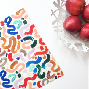 
                  
                    Load image into Gallery viewer, Painted - Reusable Beeswax Food Wrap
                  
                