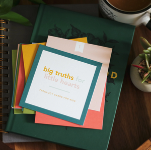 
                  
                    Load image into Gallery viewer, Big Truths For Little Hearts | Kids Theology Cards - The Daily Grace Co
                  
                