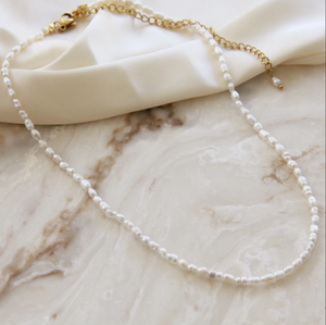 
                  
                    Load image into Gallery viewer, Natural Pearl Choker Necklace
                  
                