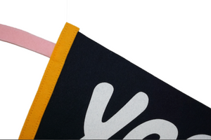 
                  
                    Load image into Gallery viewer, Yes You Can Pennant • Kelle Hampton x Oxford Pennant
                  
                