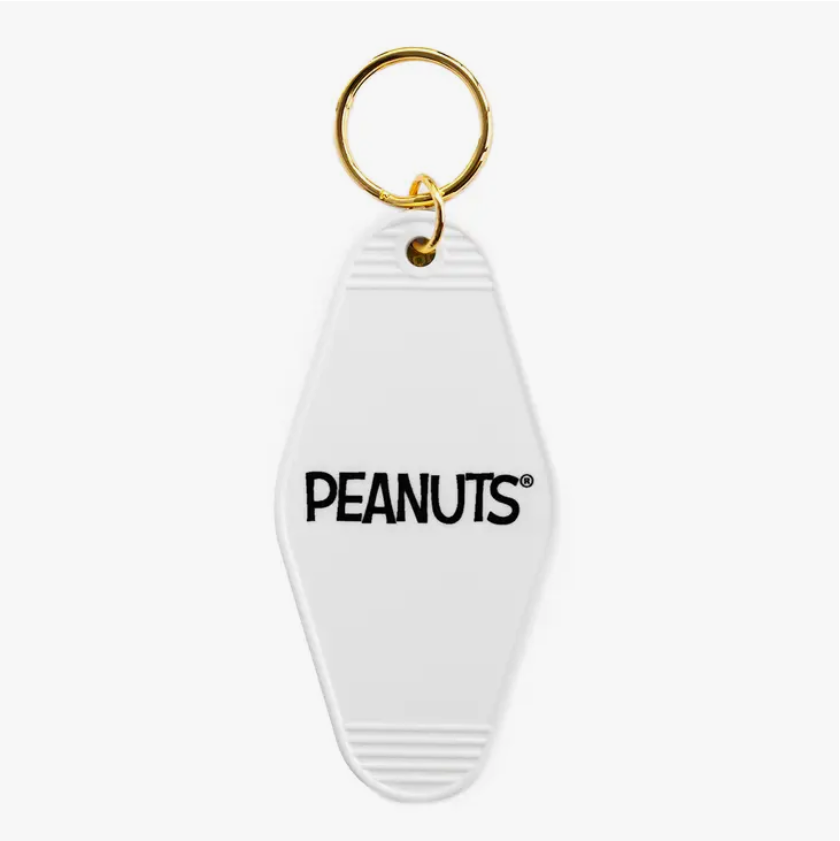 
                  
                    Load image into Gallery viewer, Snoopy Peace Movement Keychain
                  
                