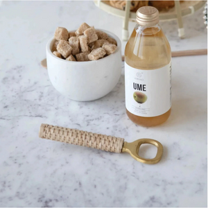 
                  
                    Load image into Gallery viewer, Bamboo + gold bottle opener
                  
                