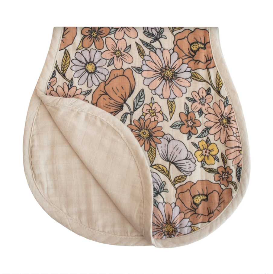 Muslin Burp Cloth - 2 Pack in Floral