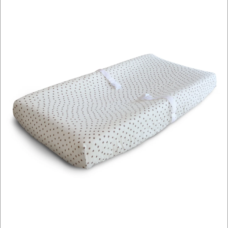 
                  
                    Load image into Gallery viewer, Muslin Changing Pad Cover - Bloom
                  
                