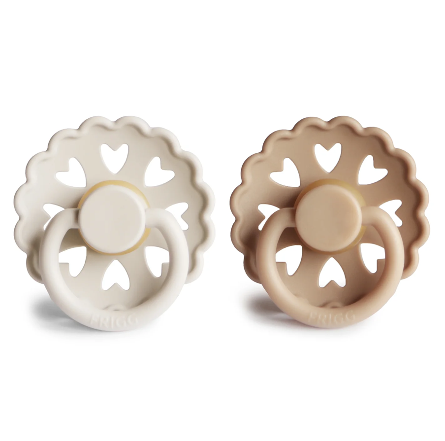 
                  
                    Load image into Gallery viewer, FRIGG Andersen Natural Rubber Baby Pacifier | 2-pack
                  
                