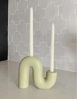 
                  
                    Load image into Gallery viewer, Wave Taper Candle Holder
                  
                