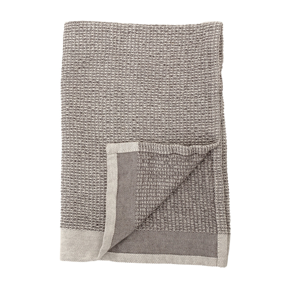 grey waffle weave towel set