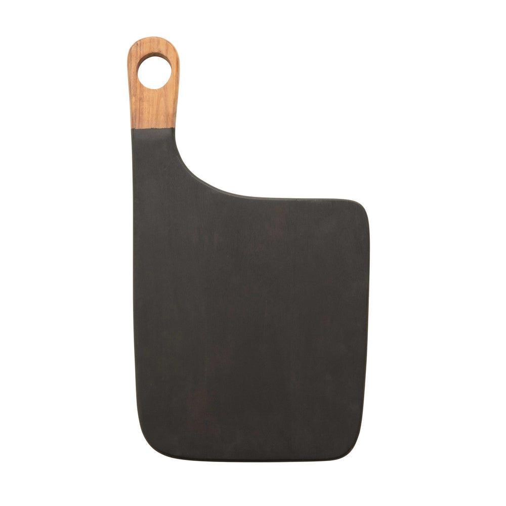 Black and wood cheese board