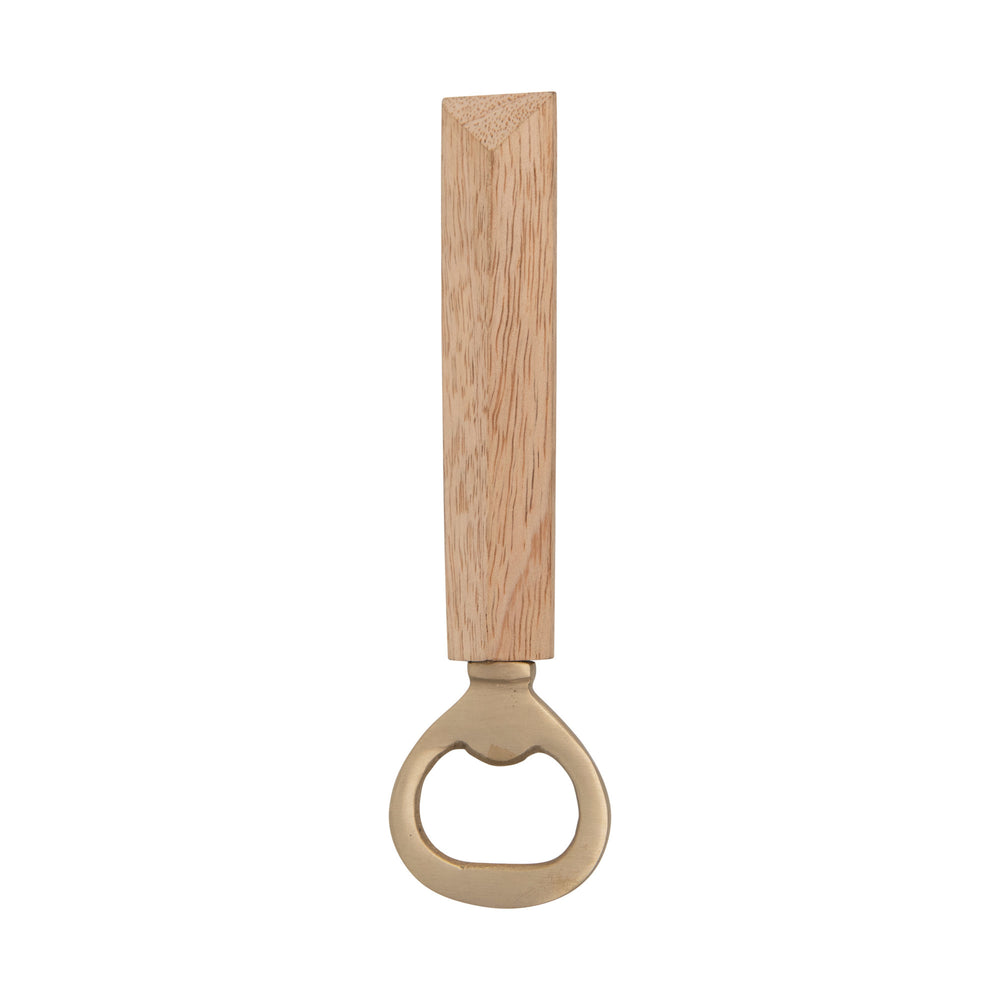 
                  
                    Load image into Gallery viewer, wood and gold bottle opener
                  
                