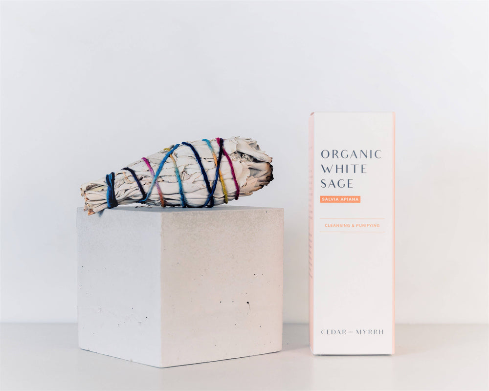 Organic White Sage - Cedar and Myrrh