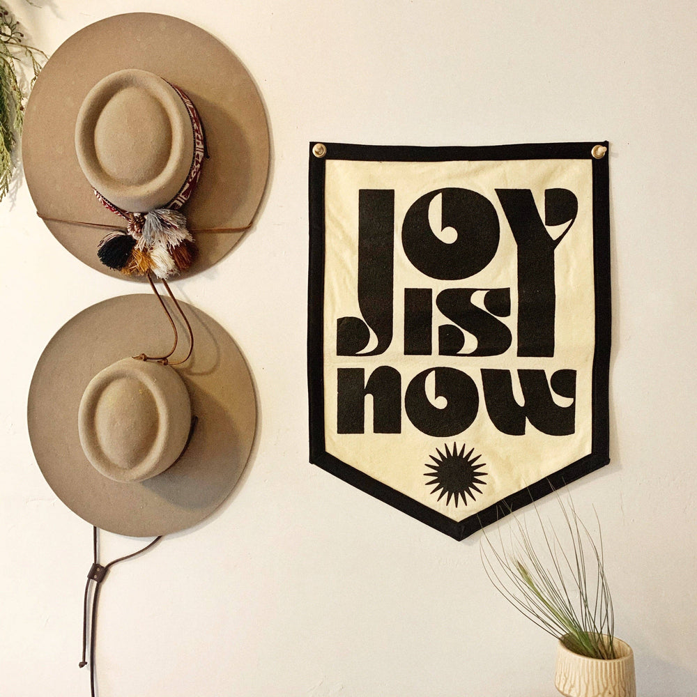 Joy Is Now Banner -
