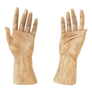 
                  
                    Load image into Gallery viewer, Hand-Carved Wood Hands
                  
                