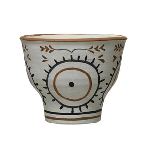 
                  
                    Load image into Gallery viewer, Hand Painted Terracotta planter
                  
                