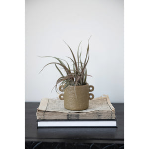 
                  
                    Load image into Gallery viewer, green double handle planter
                  
                