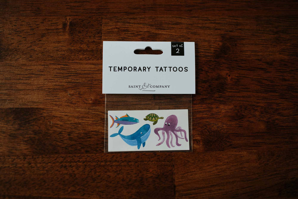 Wild Sea Temp Tattoos