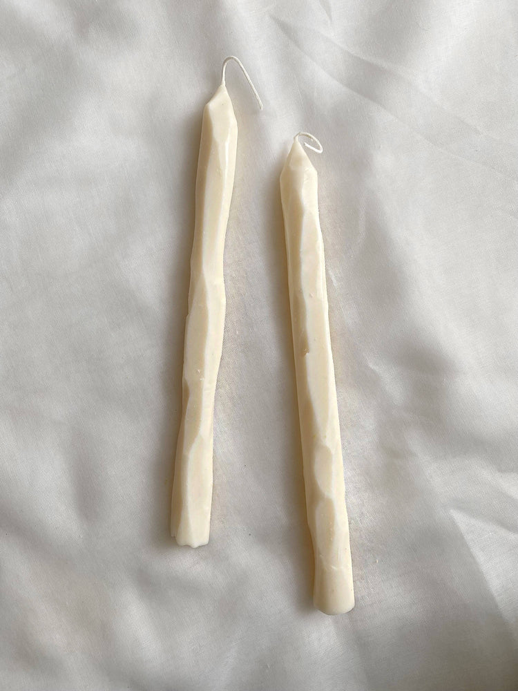 Cream Tapered Candlesticks