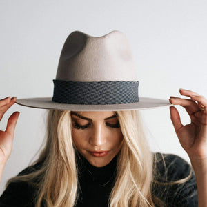 
                  
                    Load image into Gallery viewer, Fabric Hat Bands - Grid Pattern - Gigi Pip
                  
                