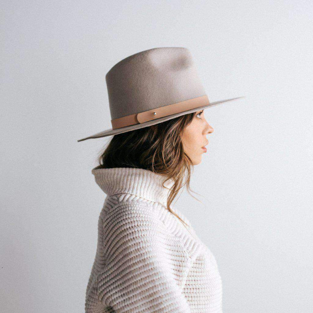 
                  
                    Load image into Gallery viewer, Nude Leather Hat Band - Gigi Pip
                  
                